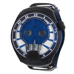 HYT Skull Axl Rose Hand Wind Blue Dial Mens Watch 151-dl-47-nf-bv