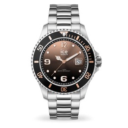 Ice-Watch Quartz Brown Dial Stainless Steel Mens Watch 016768
