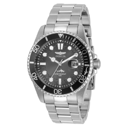 Invicta Pro Diver Quartz Charcoal Dial Mens Watch 30806