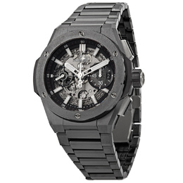 Pre-owned Hublot Big Bang Integral Chronograph Skeleton Dial Mens Watch 451.cx.1170.cx