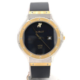 Pre-owned Hublot Classic MDM Black Dial Ladies Watch 1401.2