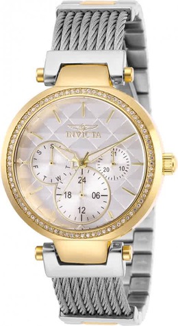 Invicta Angel Quartz White Dial Ladies Watch Model Number 28921