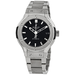 Pre-owned Hublot Classic Fusion Black Dial Mens Watch 565.nx.1170.nx