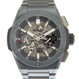 Hublot Big Bang Integral Grey Ceramic Chronograph Automatic Mens Watch 451.fx.6923.fx