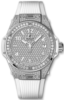 Hublot One Click Automatic Diamond Ladies Watch 465.se.9010.rw.1604
