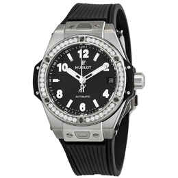 Hublot Big Bang Chronograph Automatic Diamond Black Dial Mens Watch 465.sx.1170.rx.1204