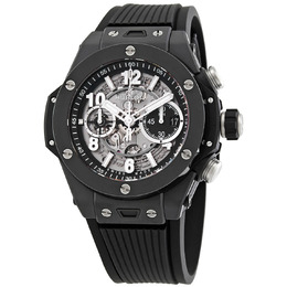 Hublot Big Bang Unico Black Magic Chronograph Automatic Silver Dial Mens Watch 421CI1170RX 421.ci.1170.rx