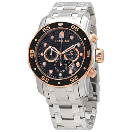 Invicta Pro Diver Chronograph Black Dial Mens Watch 80036
