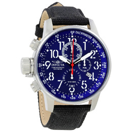 Invicta Lefty Force Chronograph Blue Dial Mens Watch 1513