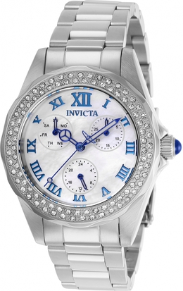 Invicta Angel Crystal Mother of Pearl Ladies Watch 28436