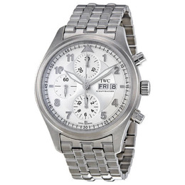 IWC Spitfire Pilot Chronograph Automatic Steel Mens Watch iw371705