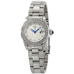 Invicta Angel Silver Crystal-set Dial Ladies Watch - Model 28439