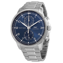 IWC Portugieser Yacht Club Chronograph Automatic Blue Dial Mens Watch iw390701