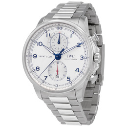 IWC Portugieser Yacht Club Chronograph Automatic Silver Dial Mens Watch iw390702