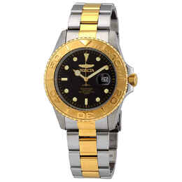 Invicta Pro Diver 29948 Two-tone Mens Quartz Black Dial Watch