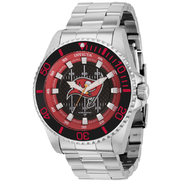 Invicta NFL Black and Red and Grey and White Dial Mens Watch 36949
