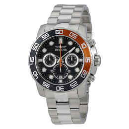 Invicta Pro Diver Chronograph Charcoal Dial Mens Watch 22230