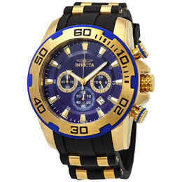 Invicta Pro Diver Chronograph Blue Dial Mens Watch 22313