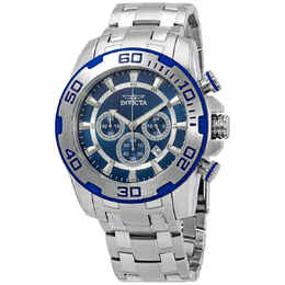 Invicta Pro Diver Chronograph Blue Dial Mens Watch 22319