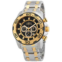 Invicta Pro Diver Chronograph Black Dial Mens Watch 22322