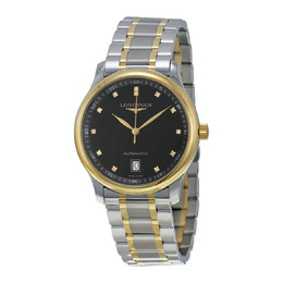 Longines The Master Diamond Mens Black Dial Watch