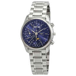 Longines Master Collection Complete Calendar Chronograph Automatic Blue Dial Mens Watch l26734926