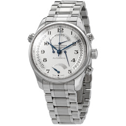Longines Master Retrograde Automatic Silver Dial Mens Watch l2.716.4.78.6