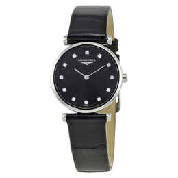 Longines La Grande Classique Black Dial Ladies Watch l4.209.4.58.2