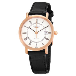 Longines Elegant Automatic White Dial Ladies Watch l4.287.8.11.0