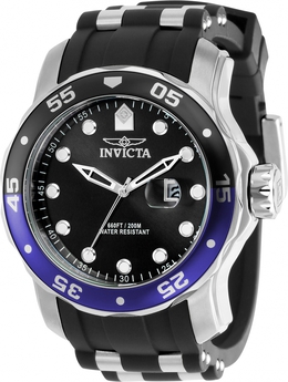 Invicta Pro Diver Black Dial Batman Bezel Mens Watch 39106