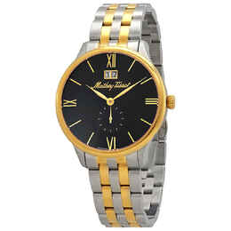 Mathey-Tissot Edmond Metal Black Dial Mens Watch h1886mbn