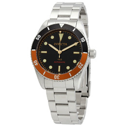 Invicta Pro Diver Mens Automatic Watch with Black Dial, Model No. 34336