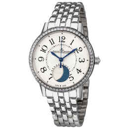 Jaeger LeCoultre Rendez-Vous Silver Dial Ladies Diamond Watch q3578120