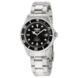 Invicta Pro Diver Black Dial Mens Stainless Steel Mens Watch 8932ob