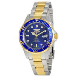 Invicta Pro Diver Quartz Blue Dial Two-tone Mens Watch 8935