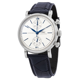 IWC Portofino Chronograph Automatic White Dial Mens Watch iw391407