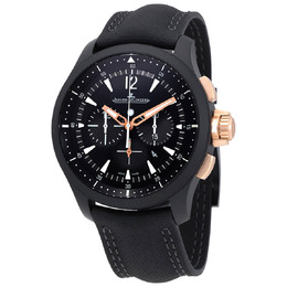Jaeger LeCoultre Master Compressor Chronograph Black Dial Mens Watch q205l570