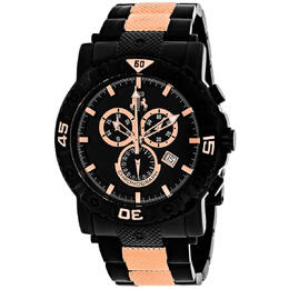 Jivago Titan Chronograph Quartz Black Dial Mens Watch - JV9127XL
