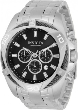 Invicta Bolt Chronograph Quartz Grey Dial Mens Watch 34118