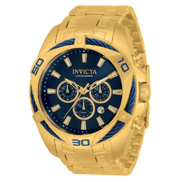 Invicta Bolt Chronograph Quartz Blue Dial Mens Watch 34120