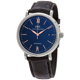 IWC Portofino Automatic Blue Dial Mens Watch iw356523
