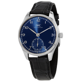 IWC Portugieser Automatic Blue Dial Mens Watch iw358305