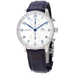 IWC Portugieser Chronograph Automatic Silver Dial Watch IW3716-05 iw371605