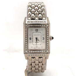 Pre-owned Jaeger LeCoultre Reverso Hand Wind Diamond Silver Dial Ladies Watch q2673420
