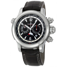 Pre-owned Jaeger LeCoultre Master Compressor Chronograph Black Dial Mens Watch q1768470