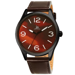 Joshua and Sons JX144BR Quartz Red Dial Mens Watch