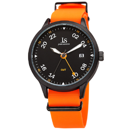 Joshua and Sons GMT Black Dial Mens Watch JX147OR