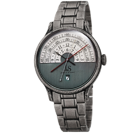 Joshua & Sons Date Blue Dial Mens Watch JX153SS