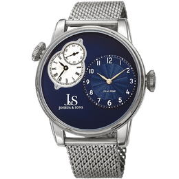 Joshua and Sons Quartz Blue Dial Mens Watch JX154SSBU