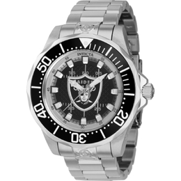 Invicta 42117 - Men's NFL Las Vegas Raiders Black Dial Watch